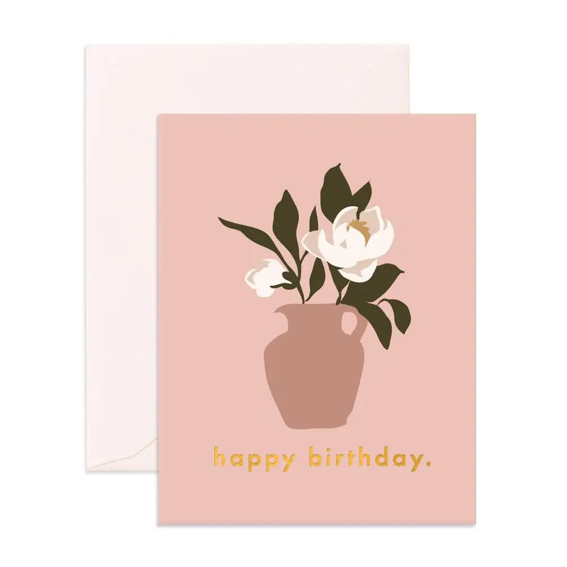 Birthday Magnolias Card