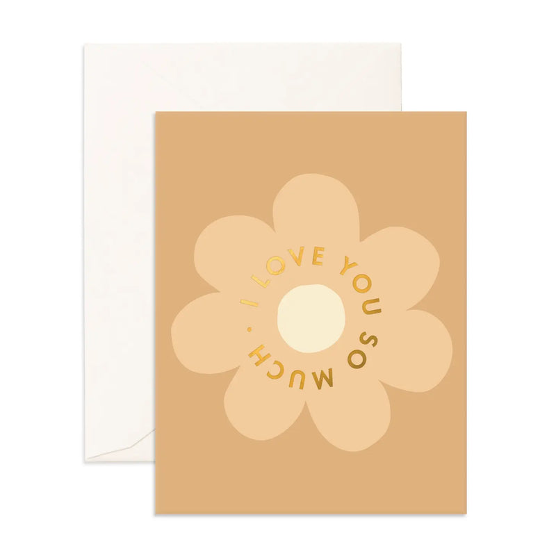 Love You Flower Card