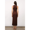 Solange Knit Collared Maxi Dress