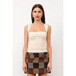 Valentina Patchwork Mini Skirt