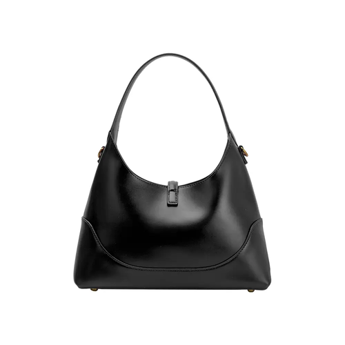 Caroline Black Recycled Vegan Shoulder Bag