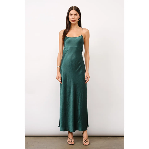 Paula Bais Satin Slip Dress