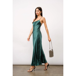 Paula Bais Satin Slip Dress