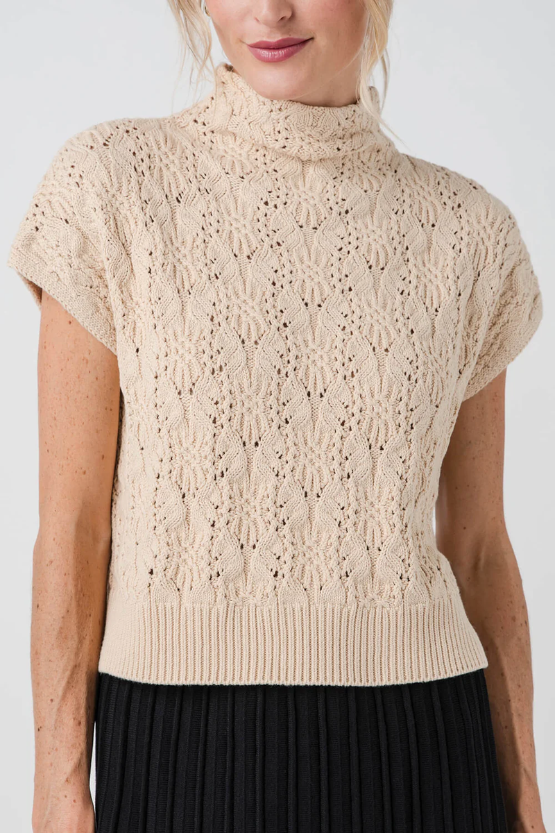 Vickie Mock Neck Sweater