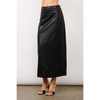 Julieta Leather Maxi Skirt