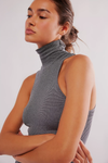 Always Ready Seamless Turtleneck Tank